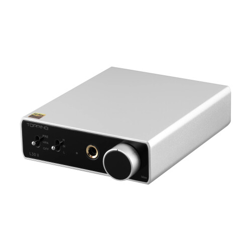 Topping E30II High-Resolution Audio Decoder - Dual AK4493S DAC with XMOS AU208, Touch Operation, Remote Control, and Preamp Functionality