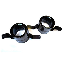 Stainless Steel Black Tailpipes for Alfa Romeo Stelvio - Sleek Exhaust Nozzle Muffler Tip