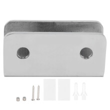 Morsetto per balaustra in vetro con staffa regolabile in vetro, clip in acciaio inox per vetro, design dall'aspetto unico, clip per riparazione