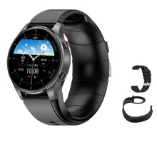 Smart Health Watch: Intelligent Air Pump Blood Pressure Monitor with Heart Rate, Glucose Meter & Temperature Tracker for iOS & Android