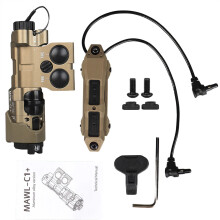 Tactical MAWL-C1 Aluminum Alloy Green Laser Flashlight for Hunting - Model HS15 0143