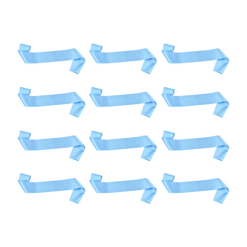 Blank Satins Straps Birthday Wedding Celebration-light blue