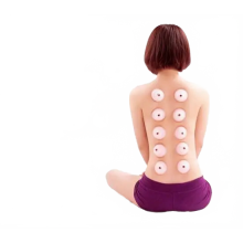 200-Piece Silicone Massage Cupping Set for Vacuum Therapy: Anti-Cellulite, Headache Relief, and Abdominal Pain Alleviation
