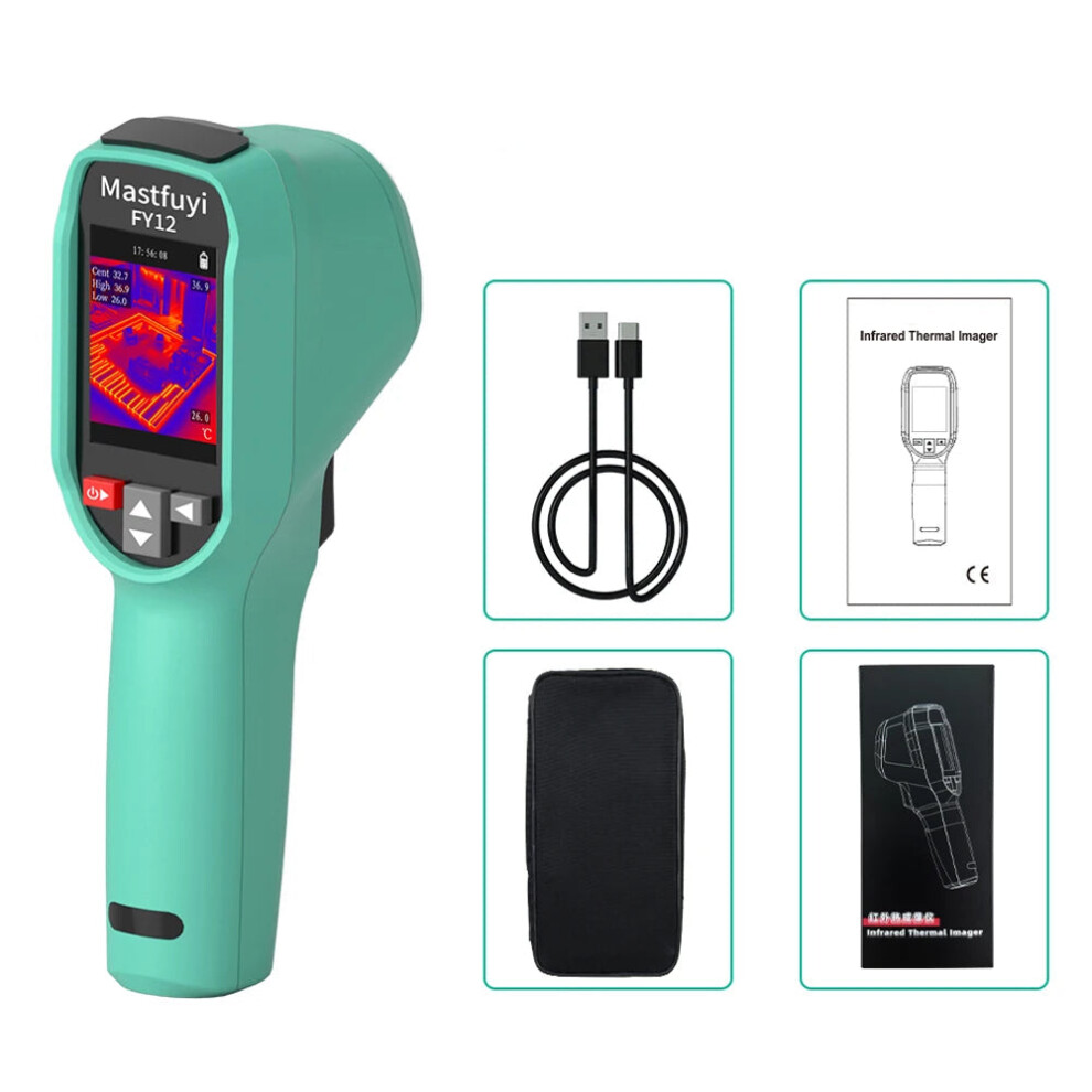 Mastfuyi Fy12 Infrared Thermal Imager - 240X240 Pixels, 15 Color Palettes, Handheld Meter For Pcb Repair & Pipeline Detection 313042615621