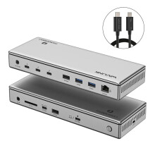 Wavlink Thunderbolt 4 Docking Station with 98W Power Delivery, Single 8K or Dual 4K Display Support, 40Gbps Transfer Speed for MacBook Pro/Air