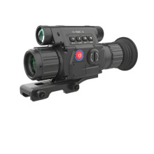 NV009A LRF Clip-On Digital Night Vision Monocular with Laser Rangefinder, Infrared, HD 1080p Video, and Crosshair Assist for Hunting