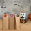 Διακοσμήσεις για το Halloween με ρολό αυτοκόλλητων, μη τοξικές αυτοκόλλητες 4