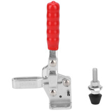 Grampo de engate rápido para fixação industrial, ferramenta manual em aço inoxidável com ação de empurrar e puxar, dispositivo de soldagem e