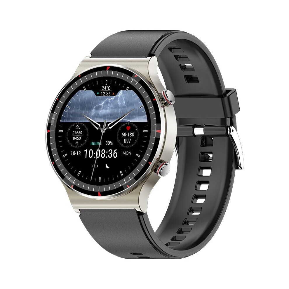 Men's Round Smartwatch With Ecg, Blood Pressure, And Body Temperature Monitoring For Outdoor Health Care 313093027015