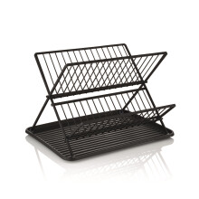 Swan Stealth 15 Plate Collapsible Dish Rack with Removable Drip Tray