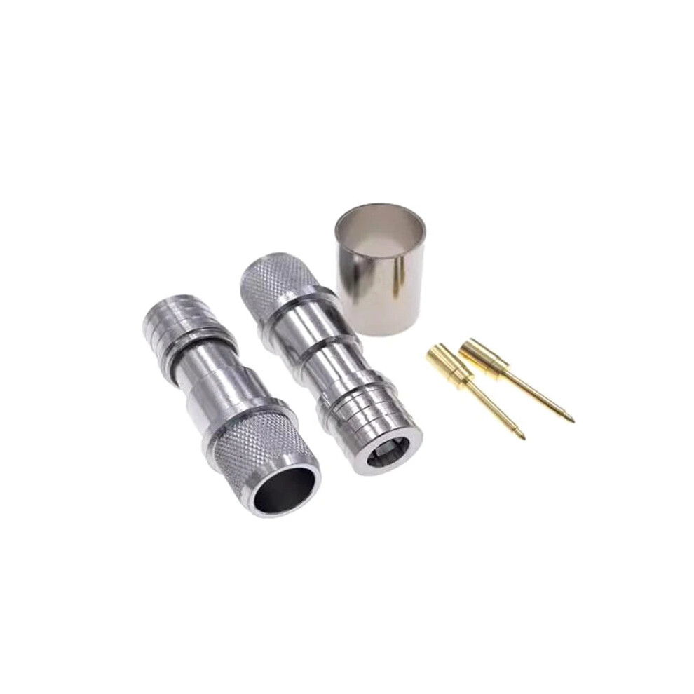 100Pcs Qma Male & Female Crimp Rf Coaxial Connectors For Rg8, Rg213, Rg165, Lmr400, 7D-Fb Cables 7445040340373