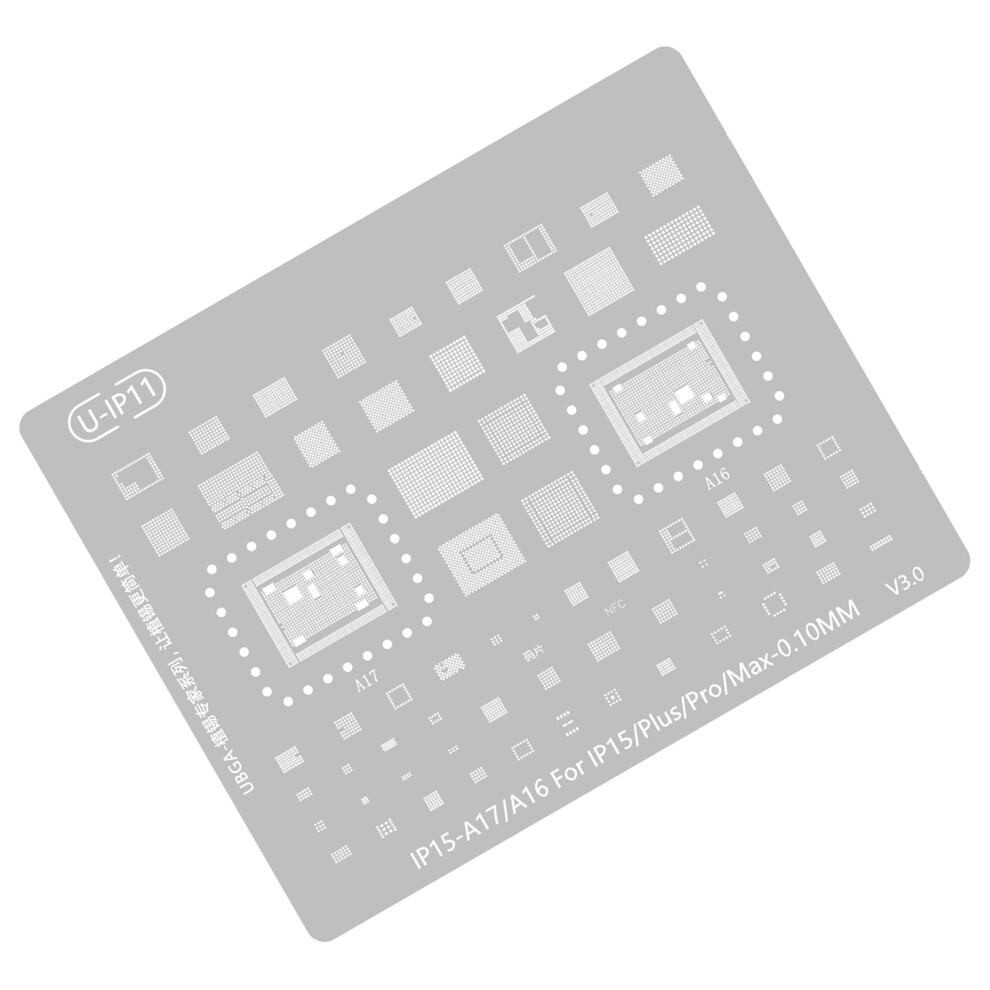 Cpu Bga Reballing Stencil For 15 14 13 12-Ip15 Series With Cpu 7696000649122