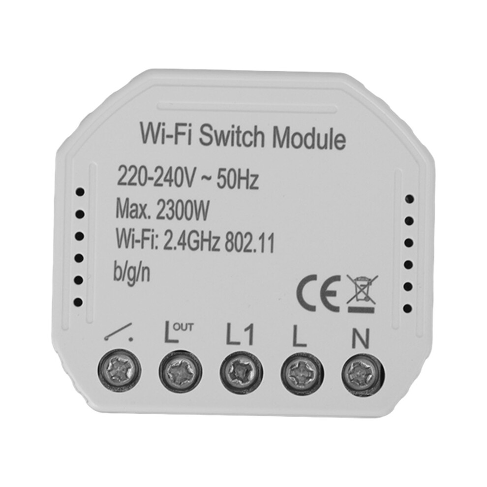 Diy Smart Switch, Miniature Wifi Module With Voice Control For Google Assistant, Enables Smart Scenes And Timing 9454554457390