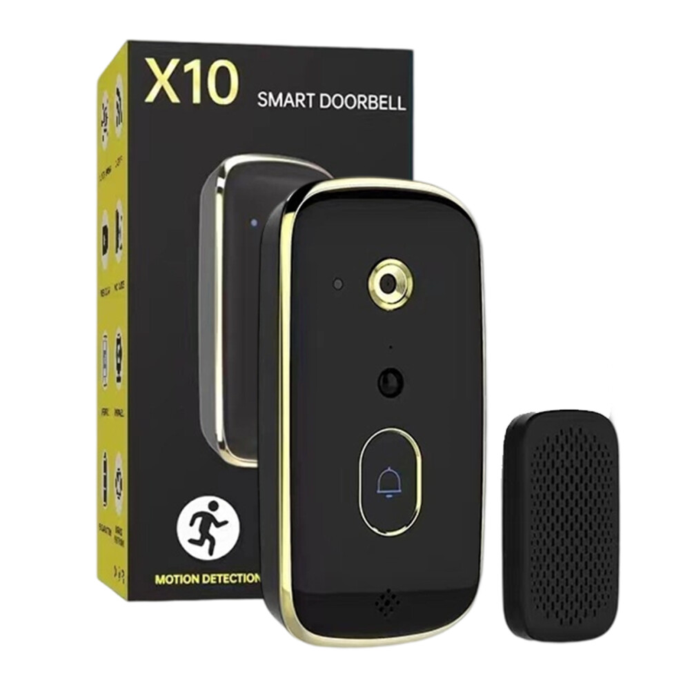 Indoor Outdoor Surveillance, 1080P Video Doorbell Camera, Intelligent Motion Detection, Cloud Storage Subscription For Secure Footage, Night Vision Ir 9454554466347