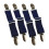 4pc Slip Resistant Elastic Shoe Back Strap Adjustable-dark blue 1