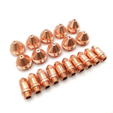 Premium CNC Plasma Torch Consumables Kit - 100pcs Electrode & Tip Set Compatible with YGX100, YK100, LGK100, LGK120 Models