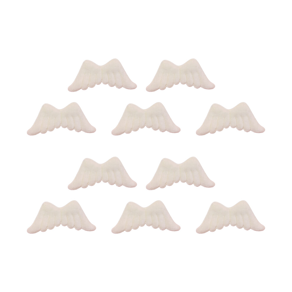 10Pc/20Pcs/50Pcs Colorful Plush Angel Wing Appliques For-Ms 10 7696000723518
