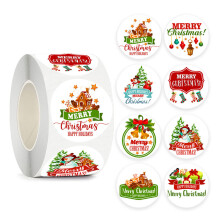Kerststickers van topkwaliteit, winterdecoratie voor kerstversiering, vrolijke kerstzegels voor enveloppen, vrolijke kerstetiketten, zelfklevende