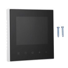 Elegantes Smart-Thermostat mit LCD-Display, programmierbar für Homeoffice, WLAN- und Sprachsteuerungskompatibel, energiesparender Regler