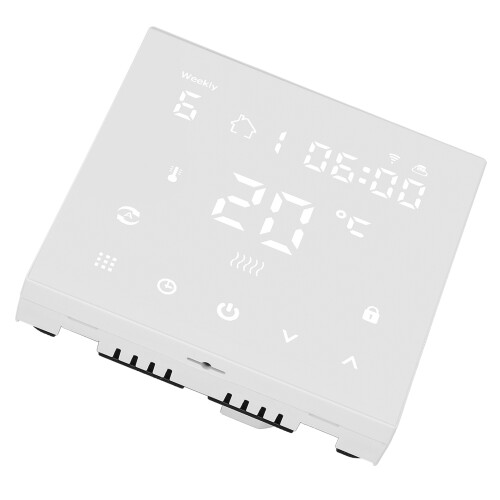 Smart Thermostat, Digital Display Programmable Temperature Control for Underfloor Heating System, Voice Control Compatible with Mobile Devices, Safe & 2
