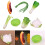 PU Vegetable for for Basket Display Thanksgiving-Green cabbage 3