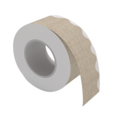 Trwały papier na tablicę ogłoszeniową do sal lekcyjnych, szerokie zastosowanie, faliste brzegi, rustykalne paski obramowania w stylu klasowym,