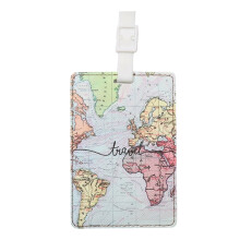 Etiquetas para equipaje, 1 unidad. Etiquetas de cuero para equipaje de viaje con nombre, para bolsos, mochilas, cruceros y accesorios de viaje