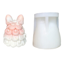 Bowknot Christmas Tree Silicone Mould For Resin Art Candle Soap