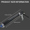 Insulating Mastic Sealant Corner Seam Fillings Tool-6 bearings 6
