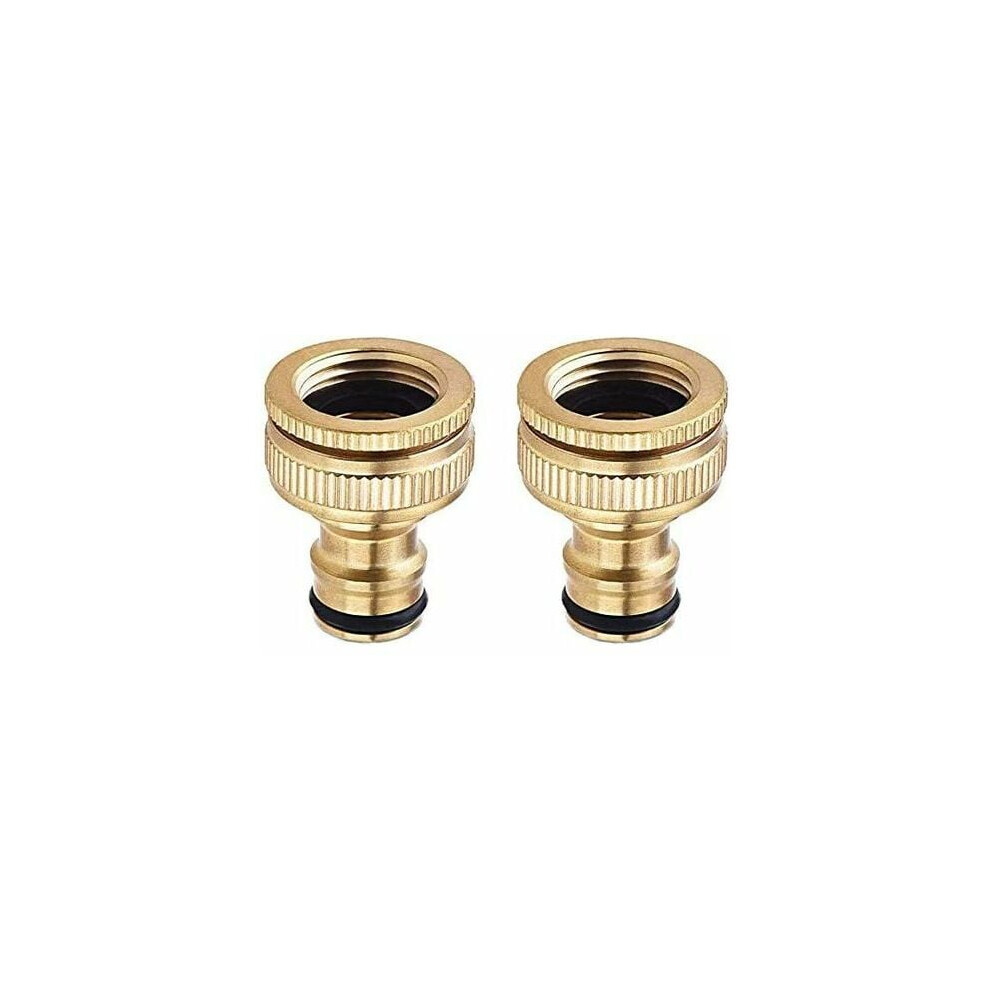 Brass Garden Water Adapter Offers Secure Connection, Quick Connect Design Facilitates Easy Installation, Corrosion Resistant Material Ensures Durabili 9135470993024