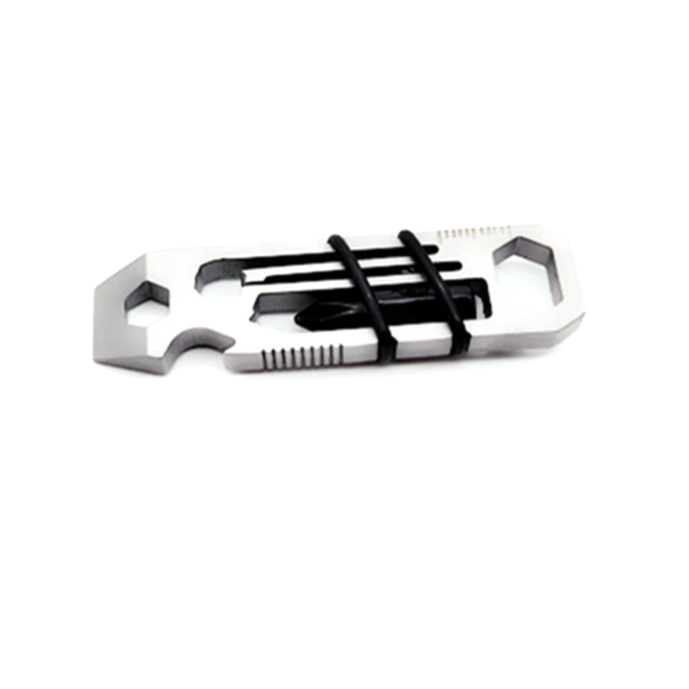 Stainless Steel Multi-Function Tools, Ratcheting Keychain Multitool With Dynamic Ratcheting Feature For Hiking And Fishing 9155353790779