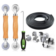 Screen Door Repair Tool &Flat Screen Window Spline Roller-12PCS