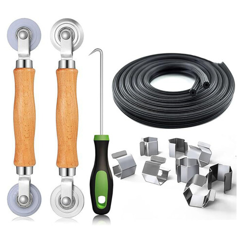 Screen Door Repair Tool &Flat Screen Window Spline Roller-12PCS