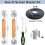 Screen Door Repair Tool &Flat Screen Window Spline Roller-12PCS 4