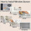 Screen Door Repair Tool &Flat Screen Window Spline Roller-12PCS 6
