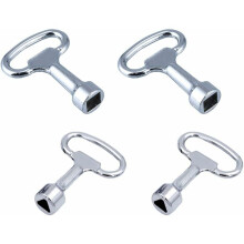 Triangle Socket Spanner Key, Metal Corrosion-Resistant Valve Switch For Electric Cabinet Panel Lock, Radiator Valves, 4PCS Compact Size Easy Storage C