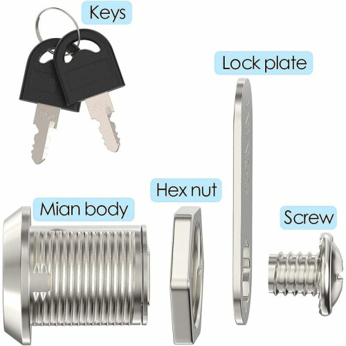 Σειρά Master Locksmith, Κλειδαριές Cam με κύλινδρο ασφαλείας και απορρήτου για ντουλάπια, 1