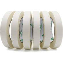 Malerkrepp, 5 Rollen vielseitig einsetzbares Abdeckband, Krepppapier für beschreibbare Oberflächen, rückstandsfrei entfernbar nach leichtem