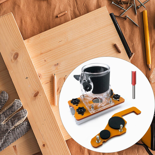 Wood Routers Tool, Slotted Base &-With cutter and tran 2