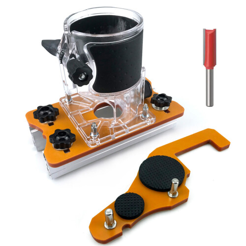 Wood Routers Tool, Slotted Base &-With cutter and tran 1