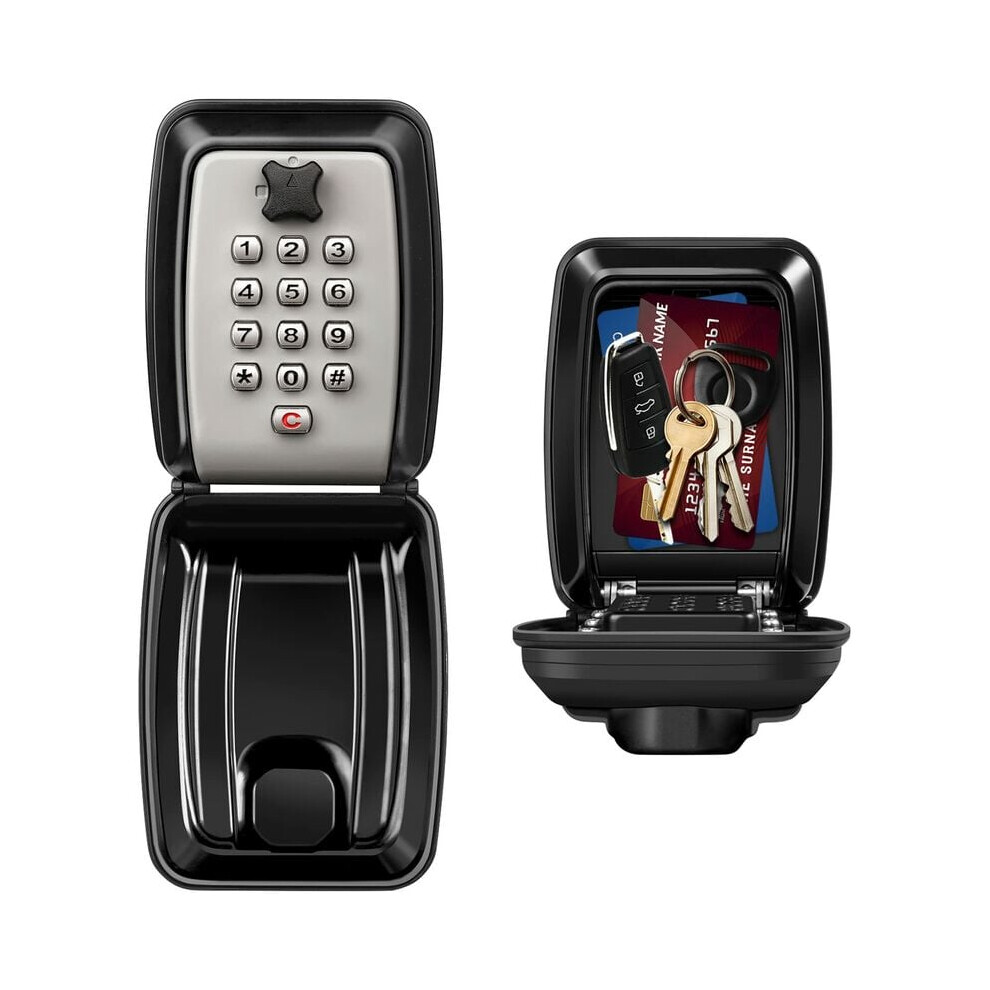 Portable Combination Lockbox, Resettable Code Safe For Indoor Outdoor Use, Sturdy Security Lockbox With Large Capacity, Easy To Use For Quick Access, 9454554470382