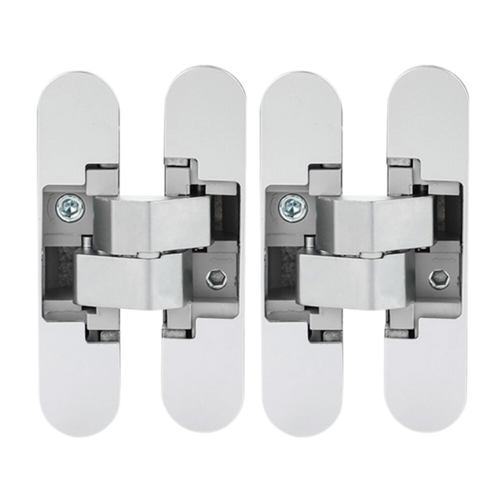 Innovative Hidden Door Hinge Set For Wooden Doors, Three Dimension Adjustable Heavy Duty Invisible Hinge With 180 Degree Swing And Silent Operation, C 9454554506623