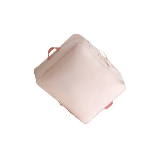Thick Oxfords Fabric Storage Bag With Secure Zippers-Pink XL