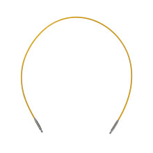 Replaceable Knitting Needle Cable Light Weight-Gold 40CM
