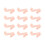 Blank Adjustable Ribbon Straps 12 Color Option Soft-Champagne 1