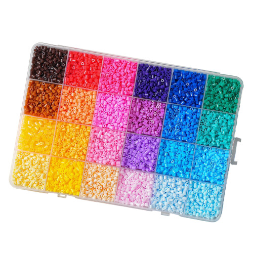 Portable 24 Color Puzzle Bead Craft Set-rainbow after rain