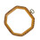Imitated Wood Display Frame Octagonal Stitching Hoop-14x14cm 1