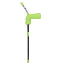 Stainless Steel Straight Tube, Reusable Drinking Straw With Silicone Tips, Bpa Free For Safe Consumption, Beer Snorkel Bong Ideal For Party Bong Fun