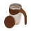 Automatic Stirring Coffee Mug Magnetic Stirring Coffee-brown 1