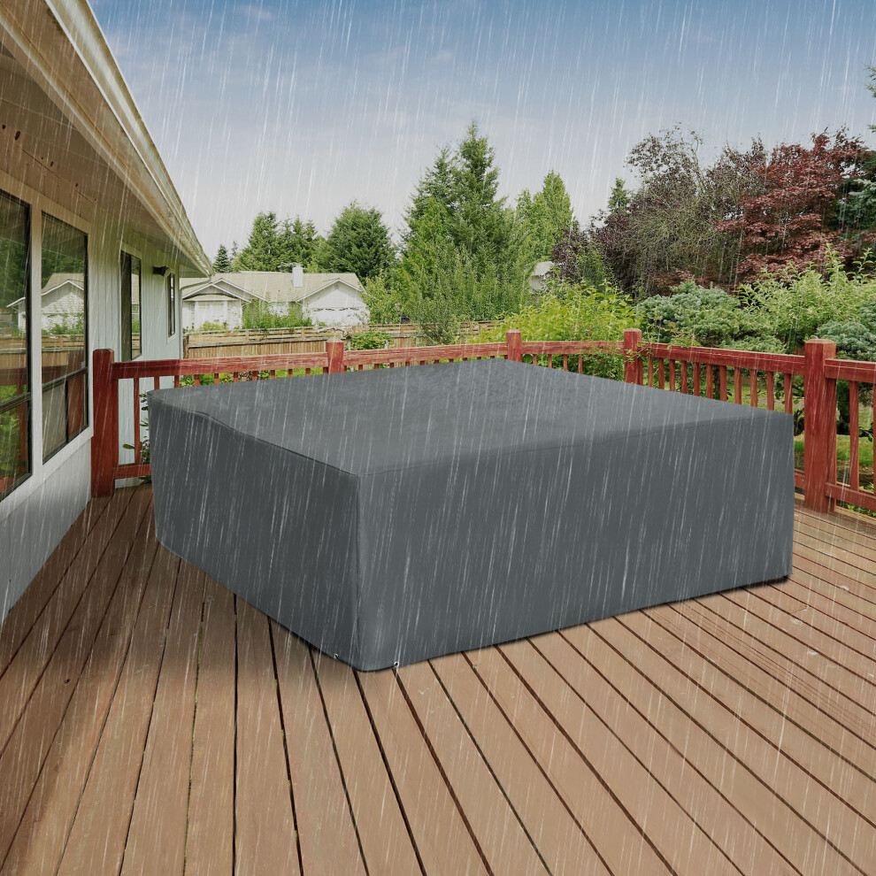 Outsunny 205X192cm Outdoor Garden Furniture Protective Cover Water Uv Resistant